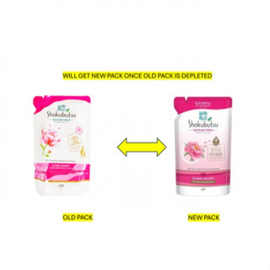 Shokubutsu Floral Bloom Shower Foam Refill 500g